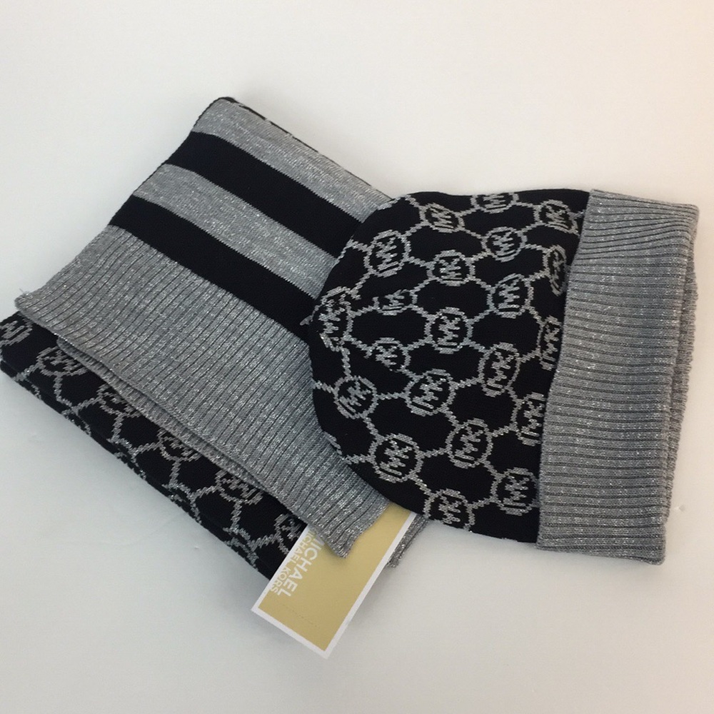 Michael Kors  Scarf & Beanie Hat Set - Picture 8 of 8